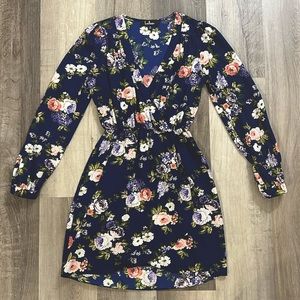 Lulu’s floral wrap dress